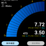 BIGLOBE SIM docomo端末スピードテスト