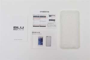 BLU GRAND X LTE付属書類一覧